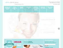 Tablet Screenshot of dentalaffinity.com